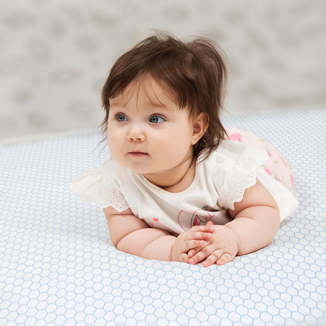 38"x26" Memory Foam Pack N Play Mattress Pad with Washable Removable Cover A83899