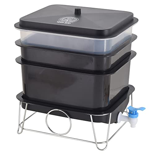 4-Tray Worm Composting Bin Kit with Coco Coir Brick V2621