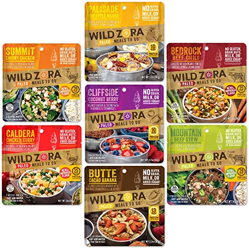 Variety 7-pack Freeze Dried Meals D445