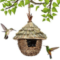 Hanging Straw Hand Woven Bird House J916
