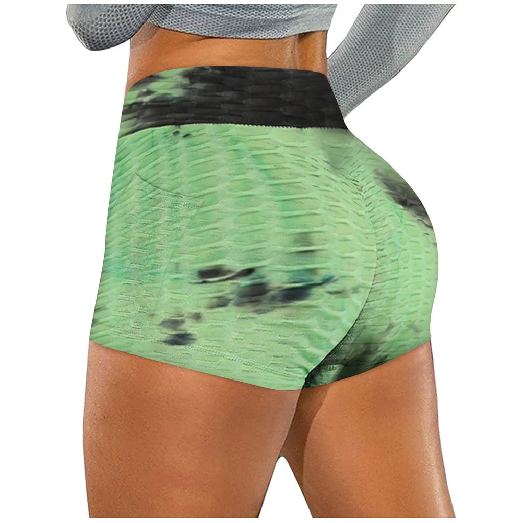 High Waisted Tie-dye Stretch Yoga Leggings T239