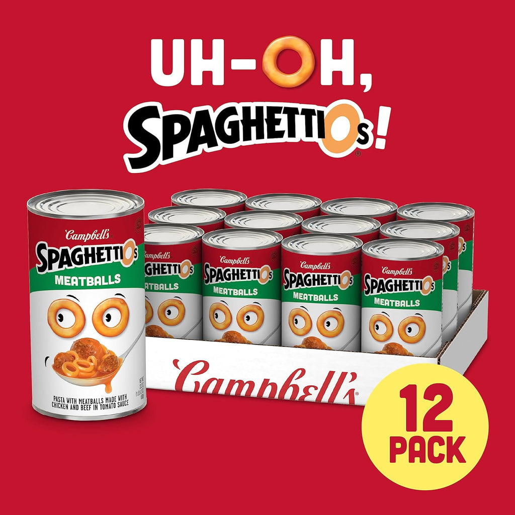 22.2 oz Canned Pasta with Meatballs (Pack of 12) G42117