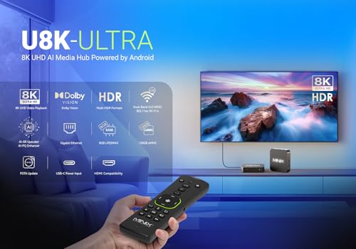 8K Android Media Player with 8GB RAM 128GB eMMC K535