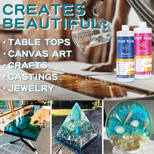 Epoxy Resin Kit Crystal Clear Non Toxic Bubble Free P702
