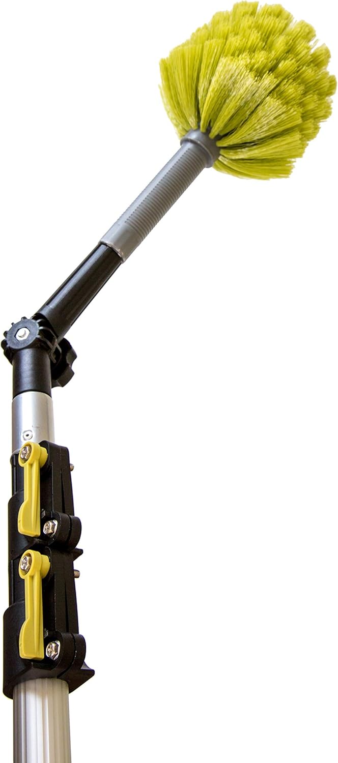 7-30 Foot Telescoping Extension Pole with Cobweb Duster B868038