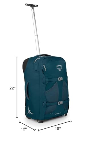 Black 36L Wheeled Travel Pack R1393