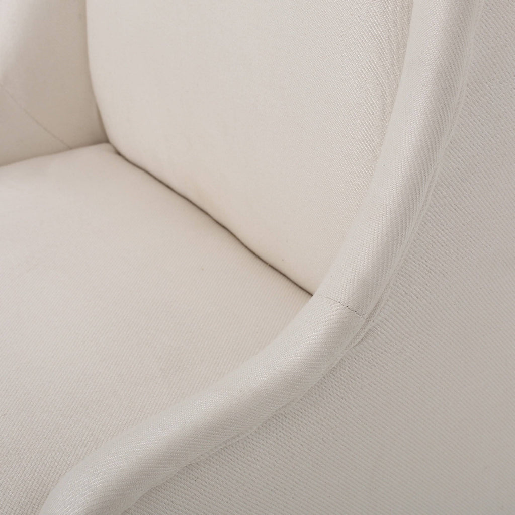 Dark Blue Fabric Dining Chair A21433