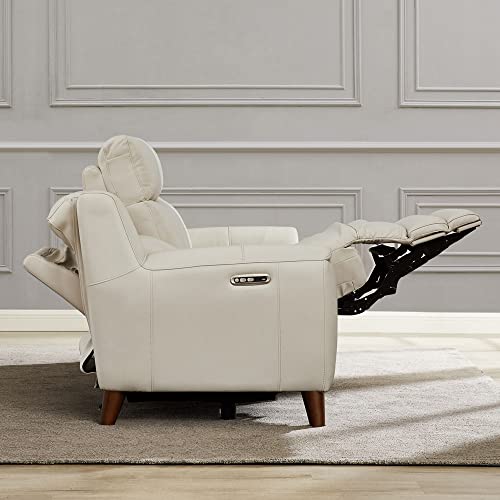 Vanilla Top Grain Leather Power Recline Sofa L804040