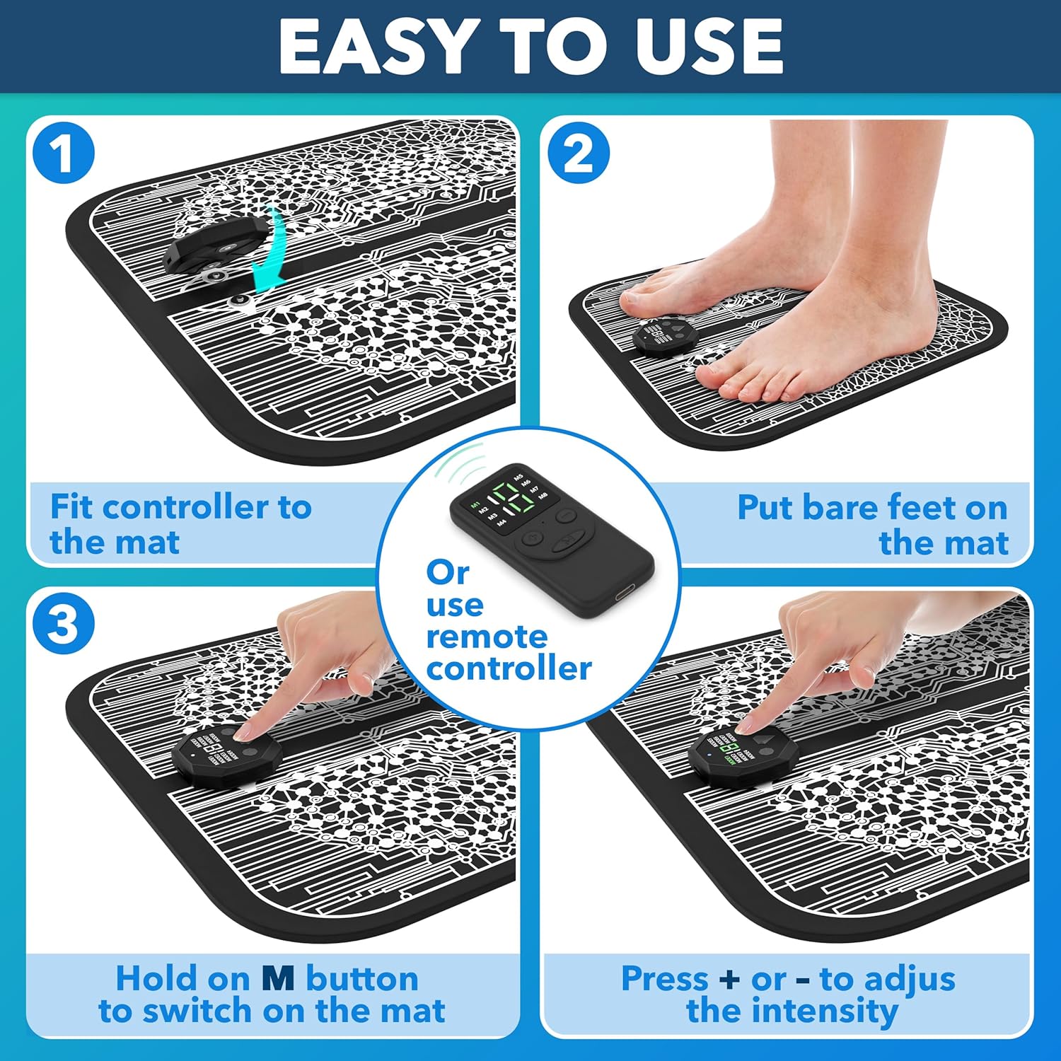 EMS Foot Massager Mat J28601