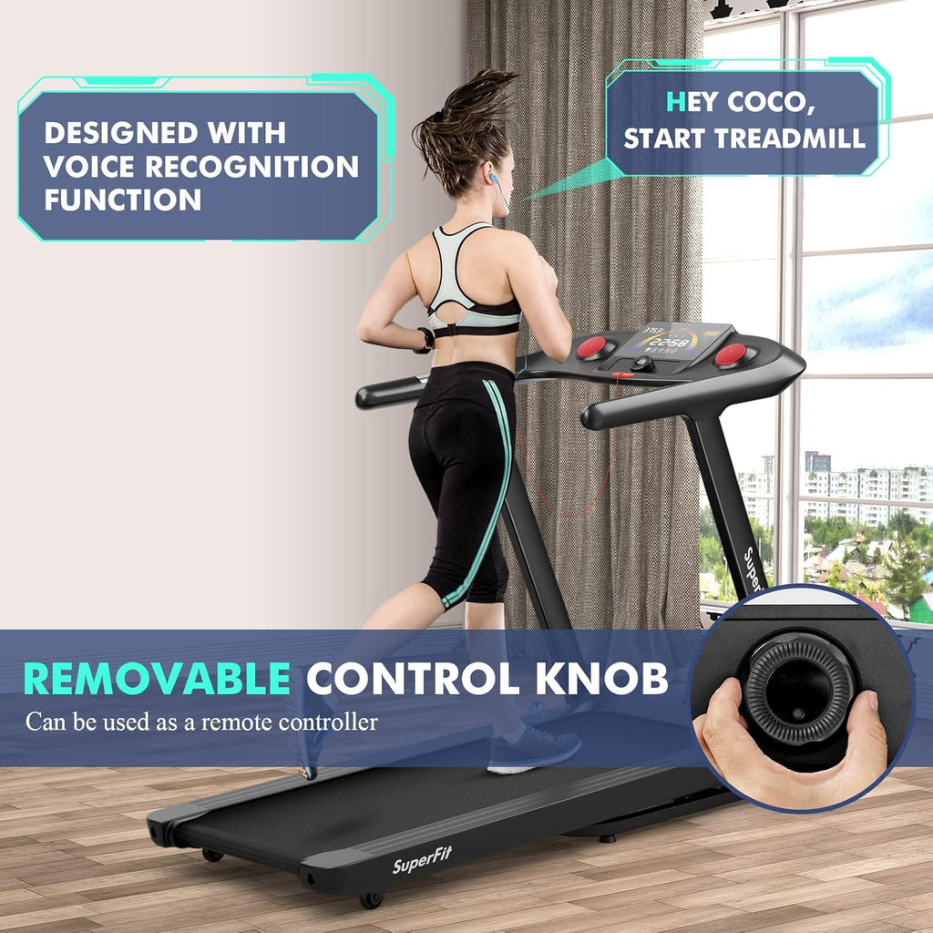 4.75HP Folding Treadmill with 15% Auto Incline Z4886