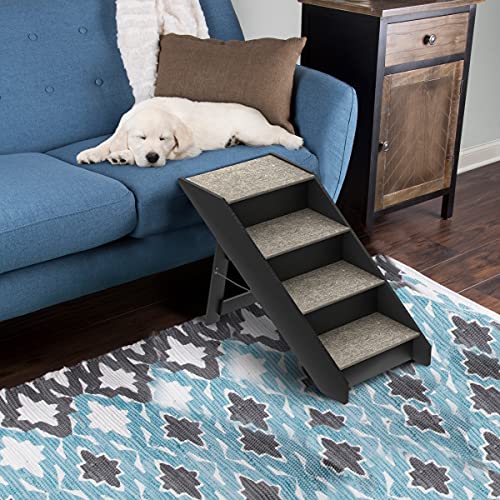Gray Foldable Nonslip Dog Steps N633