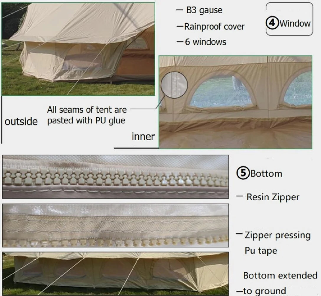 Canvas Luxury Bell Tent B22791