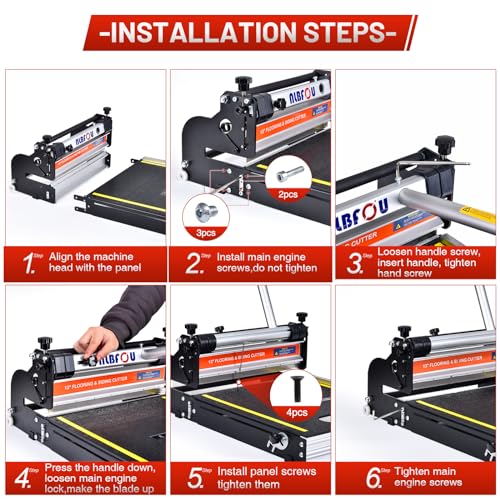 13" Pro Vinyl Floor Cutter for LVP, LVT, SPC, PVC, VCT, WPC and Rigid Core Vinyl Plank Flooring O417879