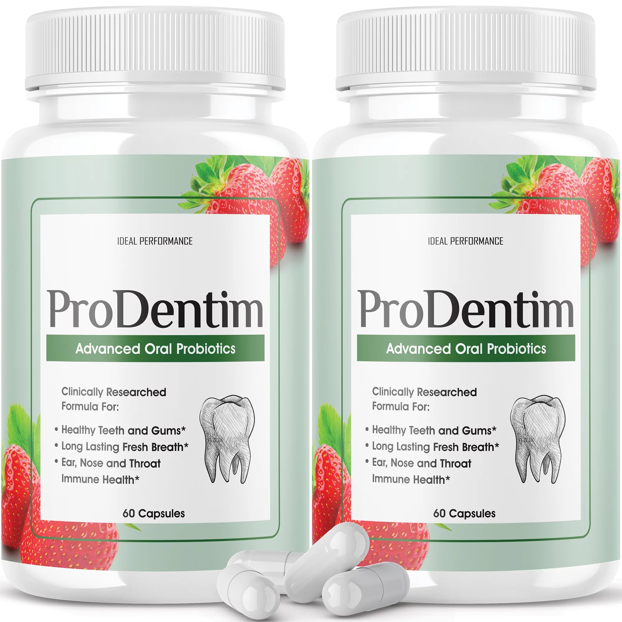 (2 Pack) Dental Supplement Pills (60 Capsules) T96894