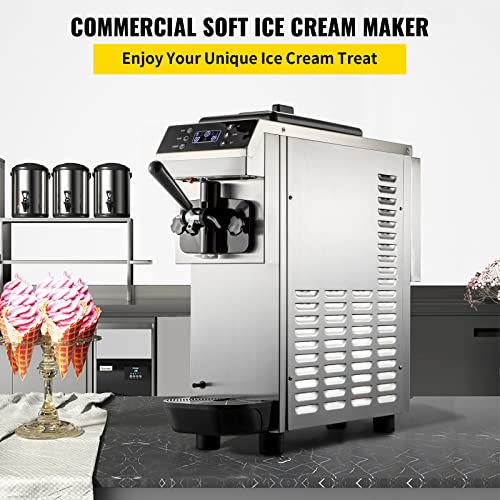Soft Serve Ice Cream Machine, 3.4 Gal/H, Single Flavor, 1200W M641