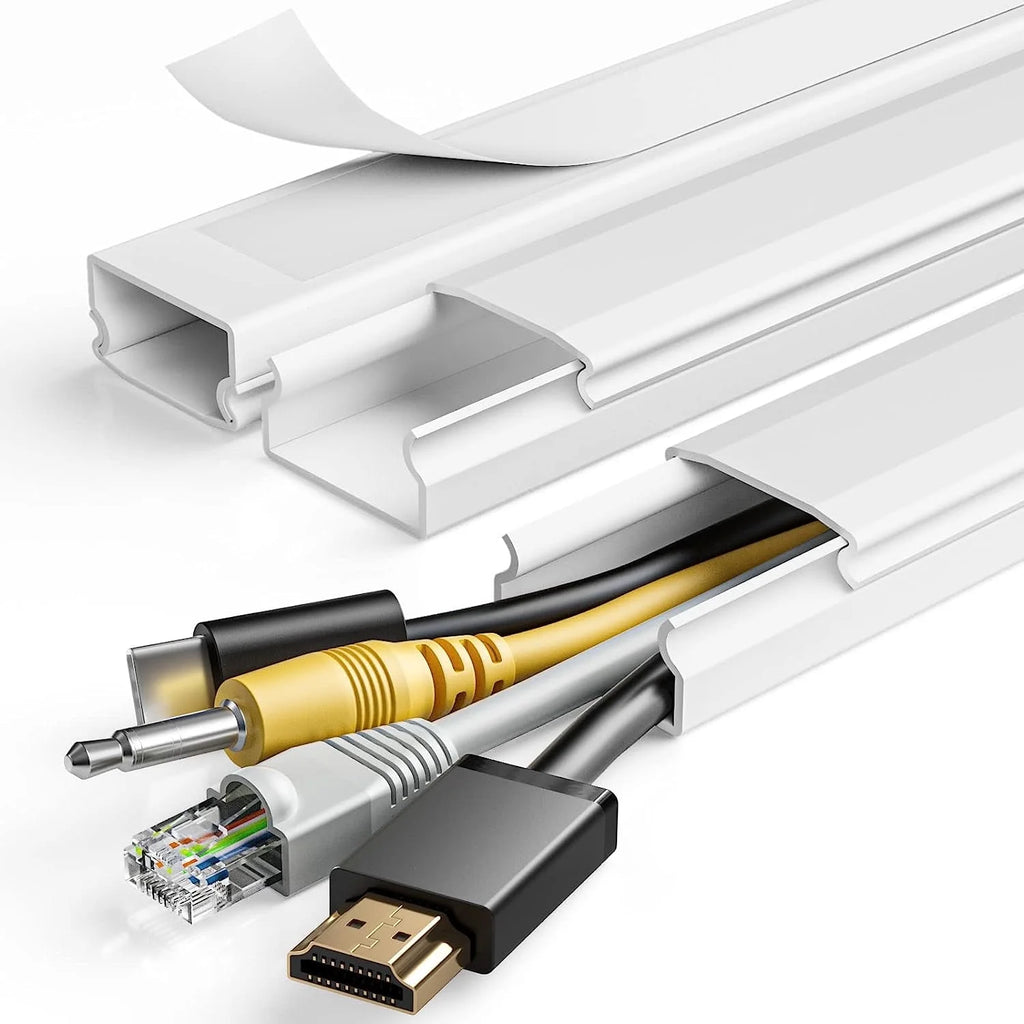 47In Black Cable Raceway for 4 Cords P8960
