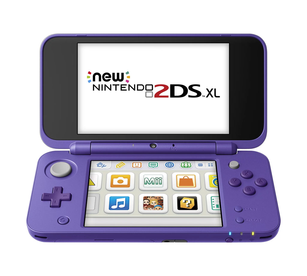 Purple & Silver 2DS XL System with Mario Kart 7 Pre-installed Q642
