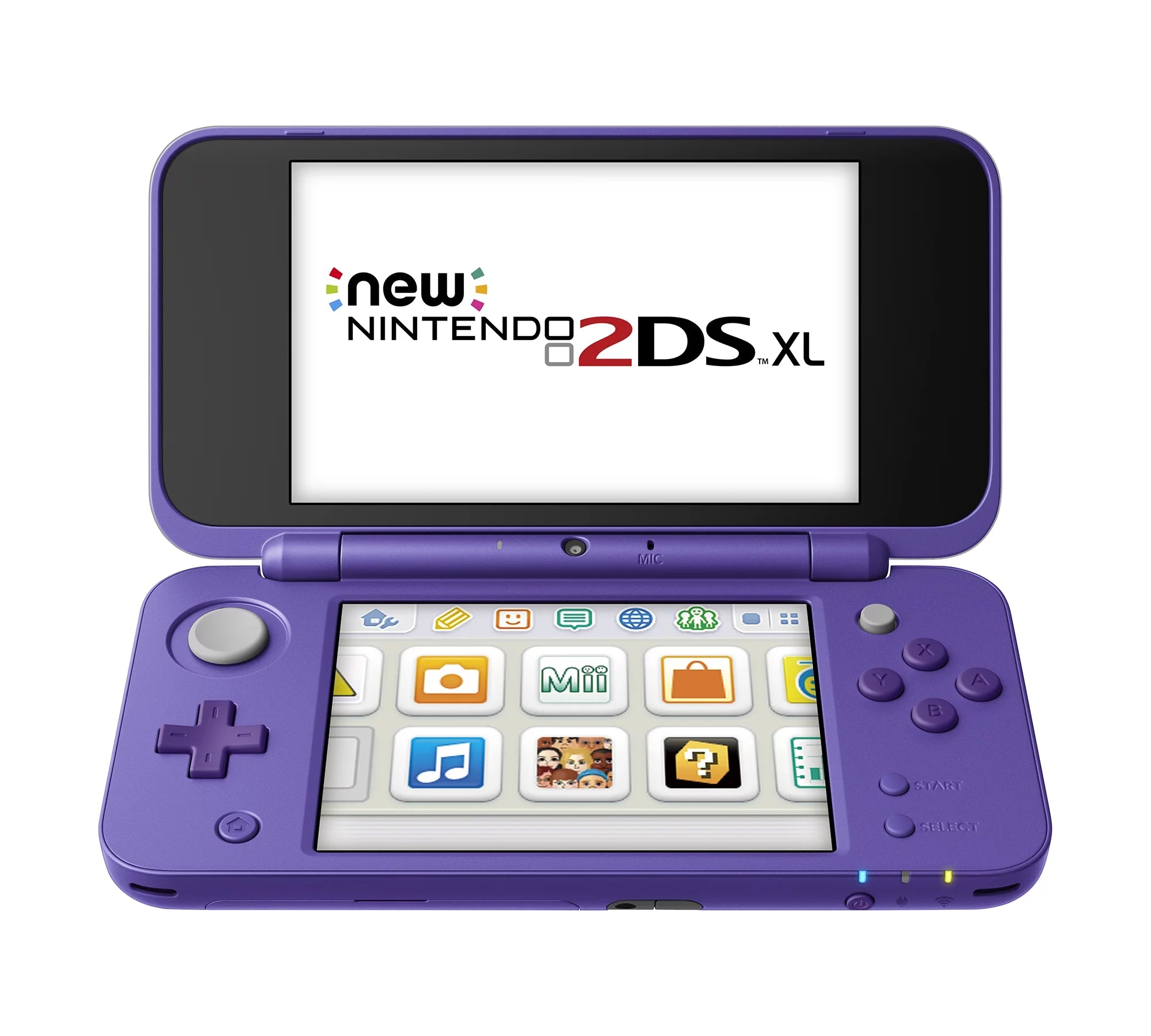 Purple & Silver 2DS XL System with Mario Kart 7 Pre-installed Q642
