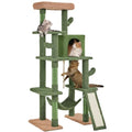 63" H Multi-Level Cat Tree with Sisal-Covered Scratching Posts & Condo & Hammock H844568