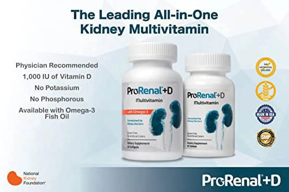90 Capsules Kidney Multivitamins W6596