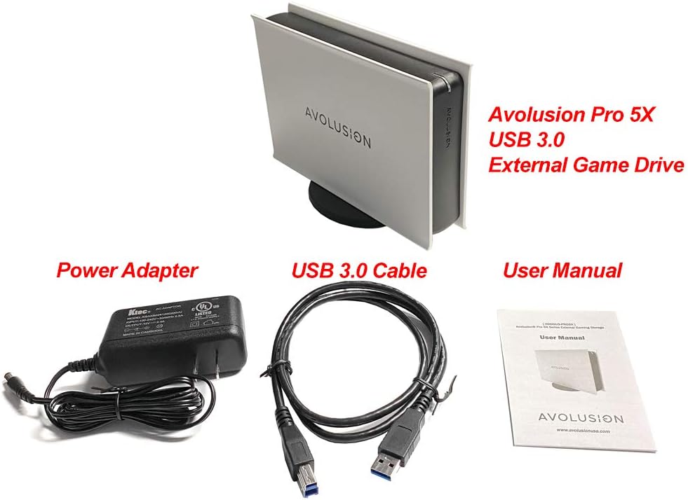 2TB USB 3.0 External Gaming Hard Drive (White) O420
