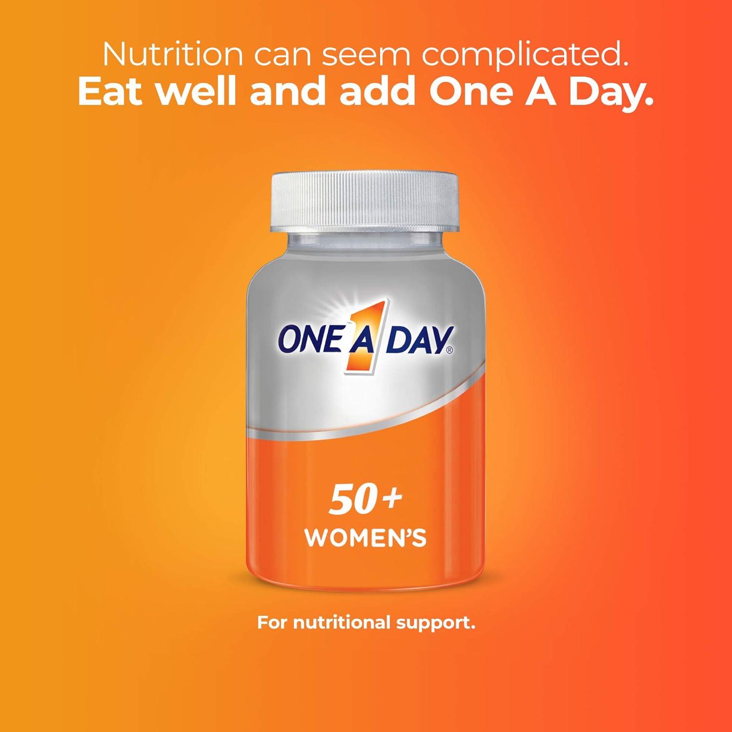 Women’s 50+ Multivitamins Tablet, 200 Count G5481