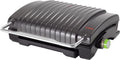 4-Burger Curved Grill With Non-Stick Plates, Silver D165