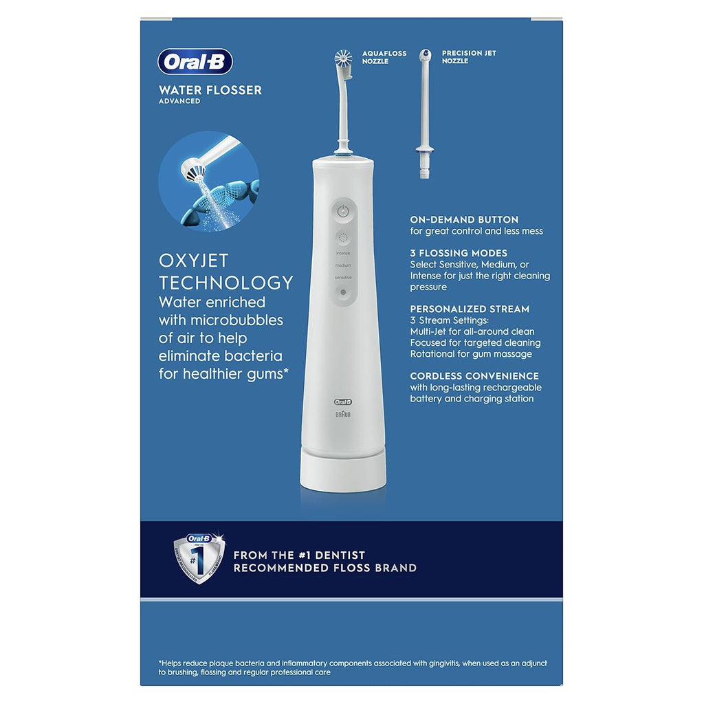Cordless Portable Oral Irrigator Handle with 3 Nozzles C452