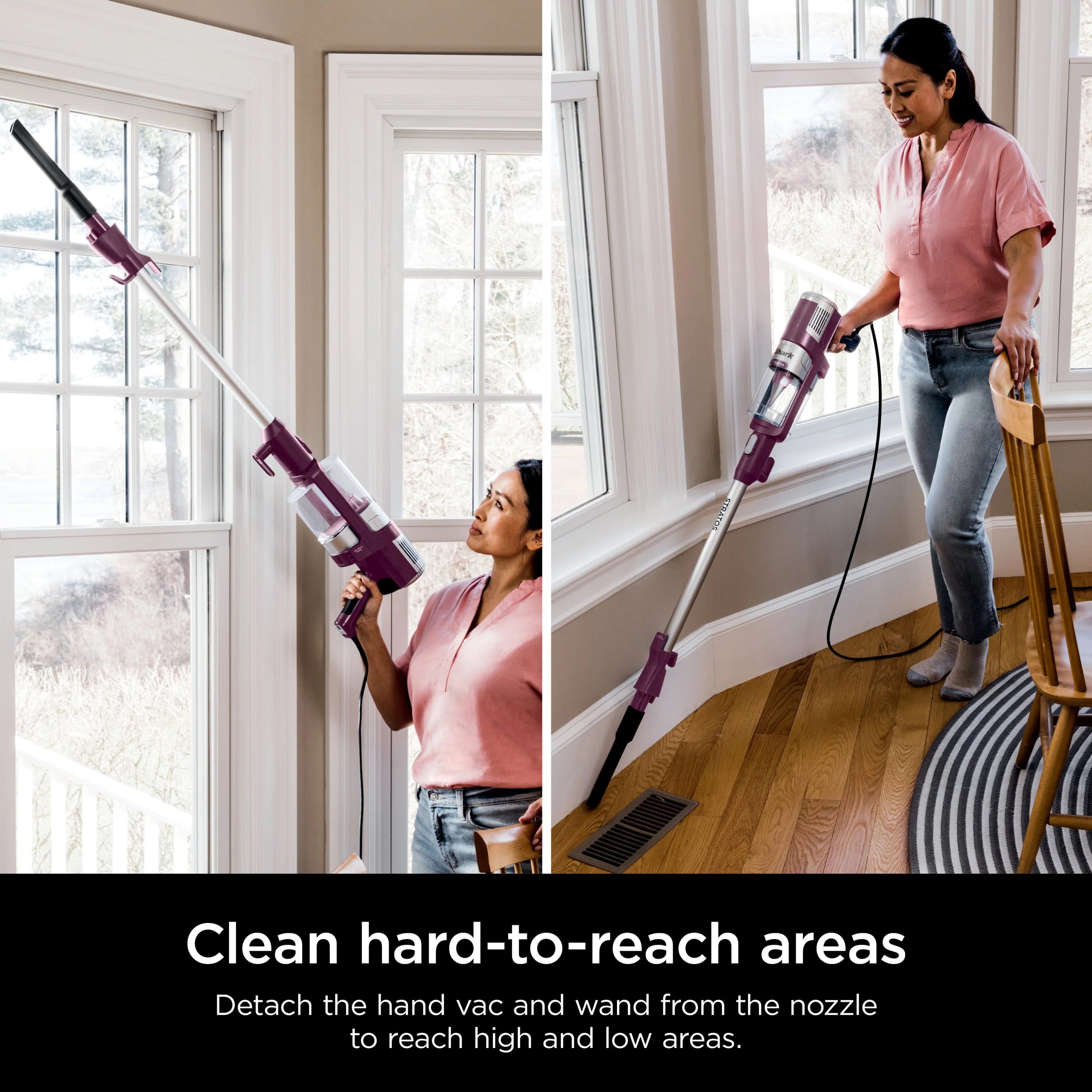 Corded Stick Vacuum with Self-Cleaning Brushroll L40856