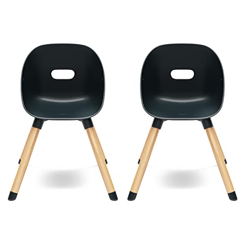Set of 2 Wooden and Plastic Kids Chair T41618