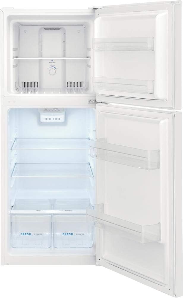27 Inch Freestanding Top Freezer Refrigerator White Z182