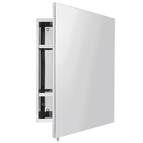 18 inch x 24 inch Frameless Mirror Medicine Cabinet L982204