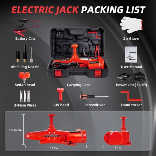 3T 12V Electric Car Jack I13494