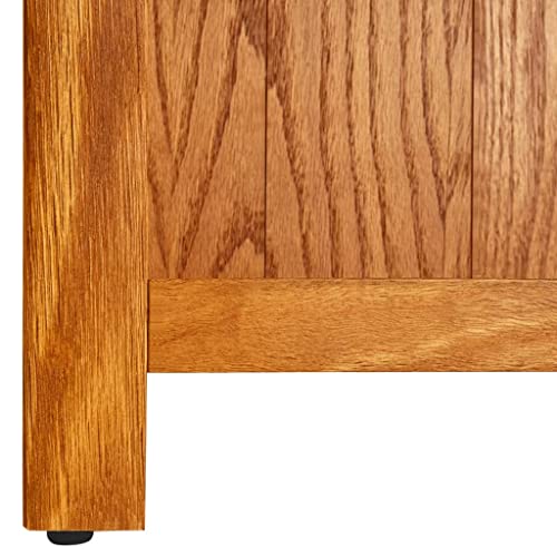 3-Tier Solid Oak Wood Bookcase X703