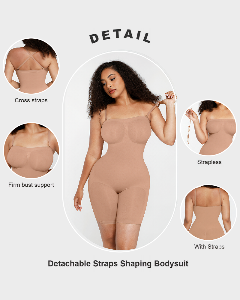 Strapless Slip Shapewear Bodysuit
