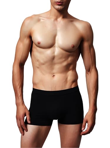 Black X-Large Washable Urinary Incontinence Boxer Briefs N240767