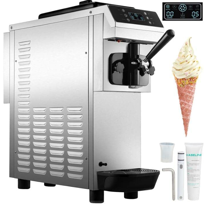 Soft Serve Ice Cream Machine, 3.4 Gal/H, Single Flavor, 1200W M641