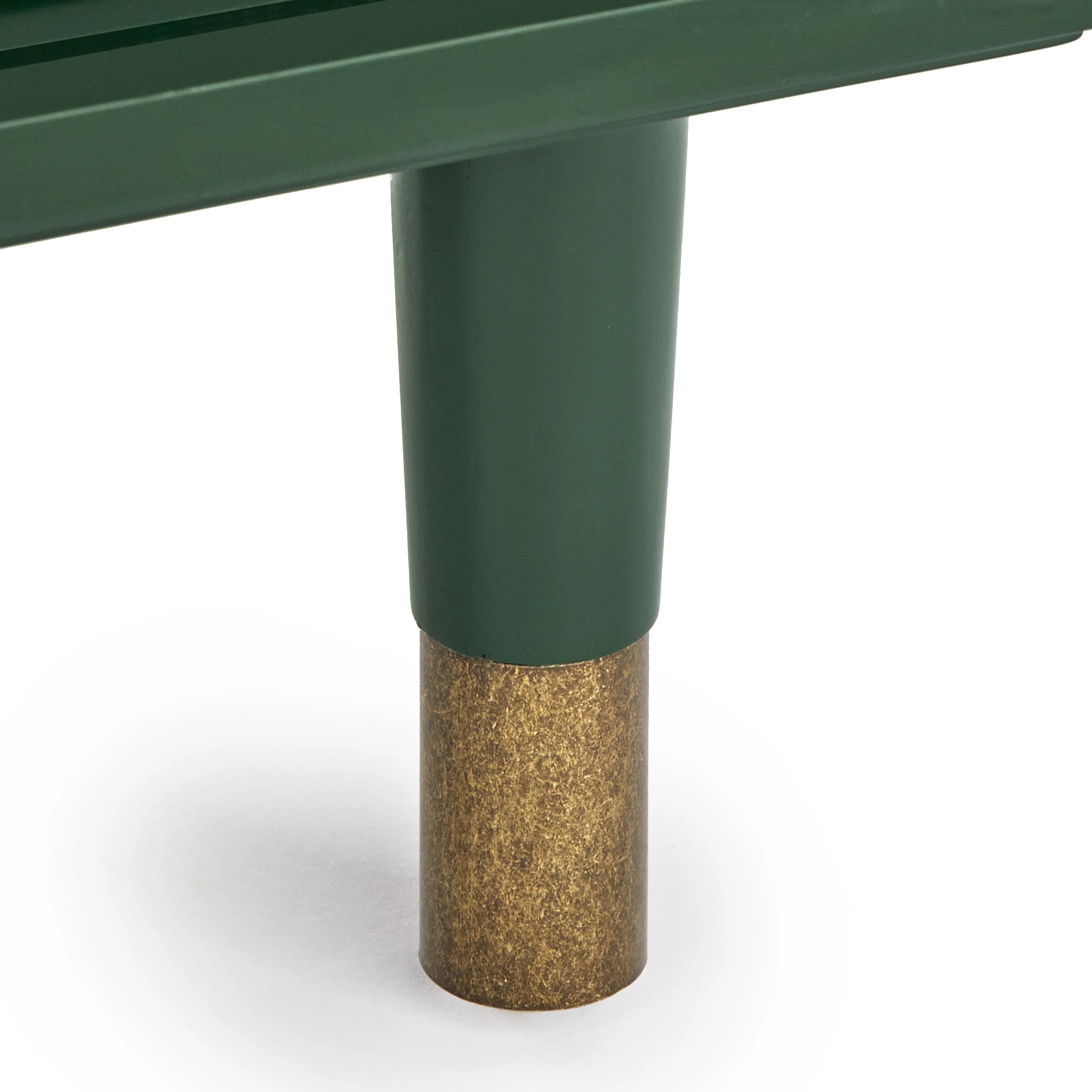 Green Painted Wood TV Stand L1742