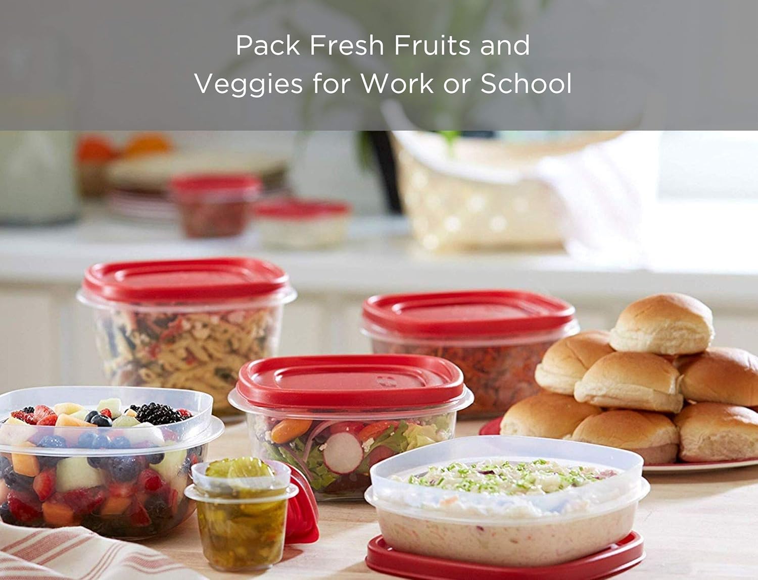 28 Piece BPA-Free Plastic Food Storage Containers W34599