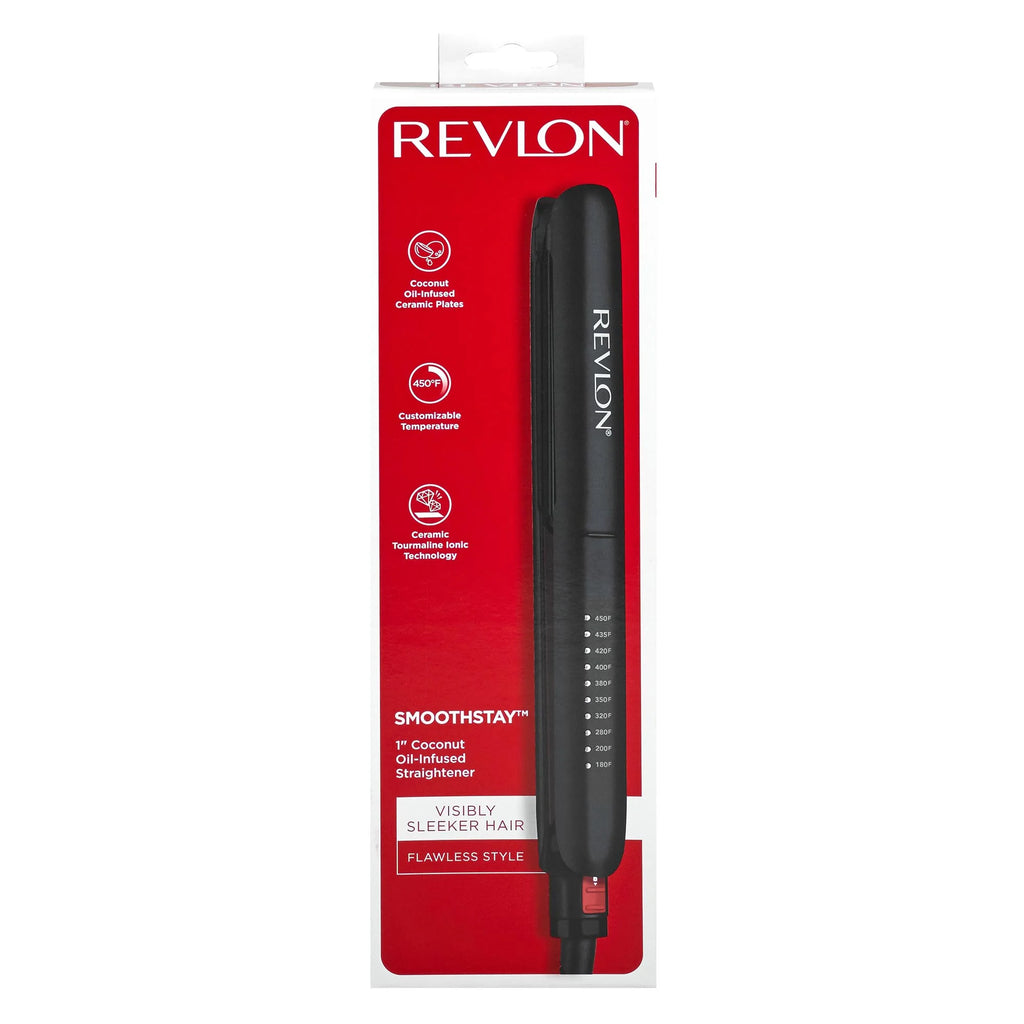 Black 1" Ceramic Flat Iron L36041