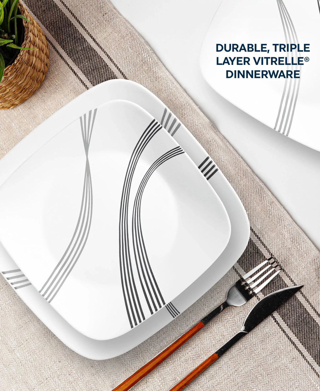 16-piece Dinnerware Set, Service for 4 Q847