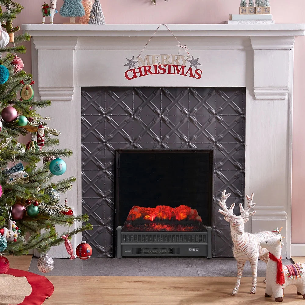 23IN Electric Fireplace Heater with Remote Control H633