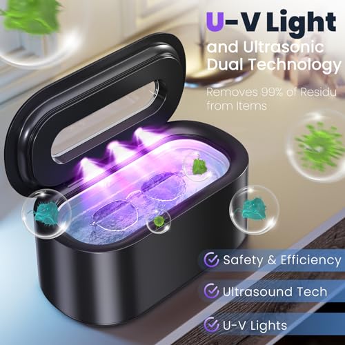 Ultrasonic Jewelry Cleaner, 48Khz 12oz 30W Digital Timer K629