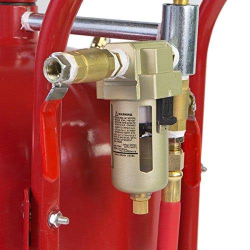 Red 10 Gallon Air Sand Blaster E380