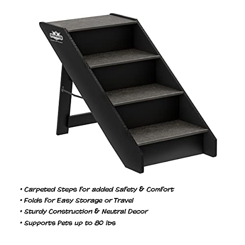 Gray Foldable Nonslip Dog Steps N633