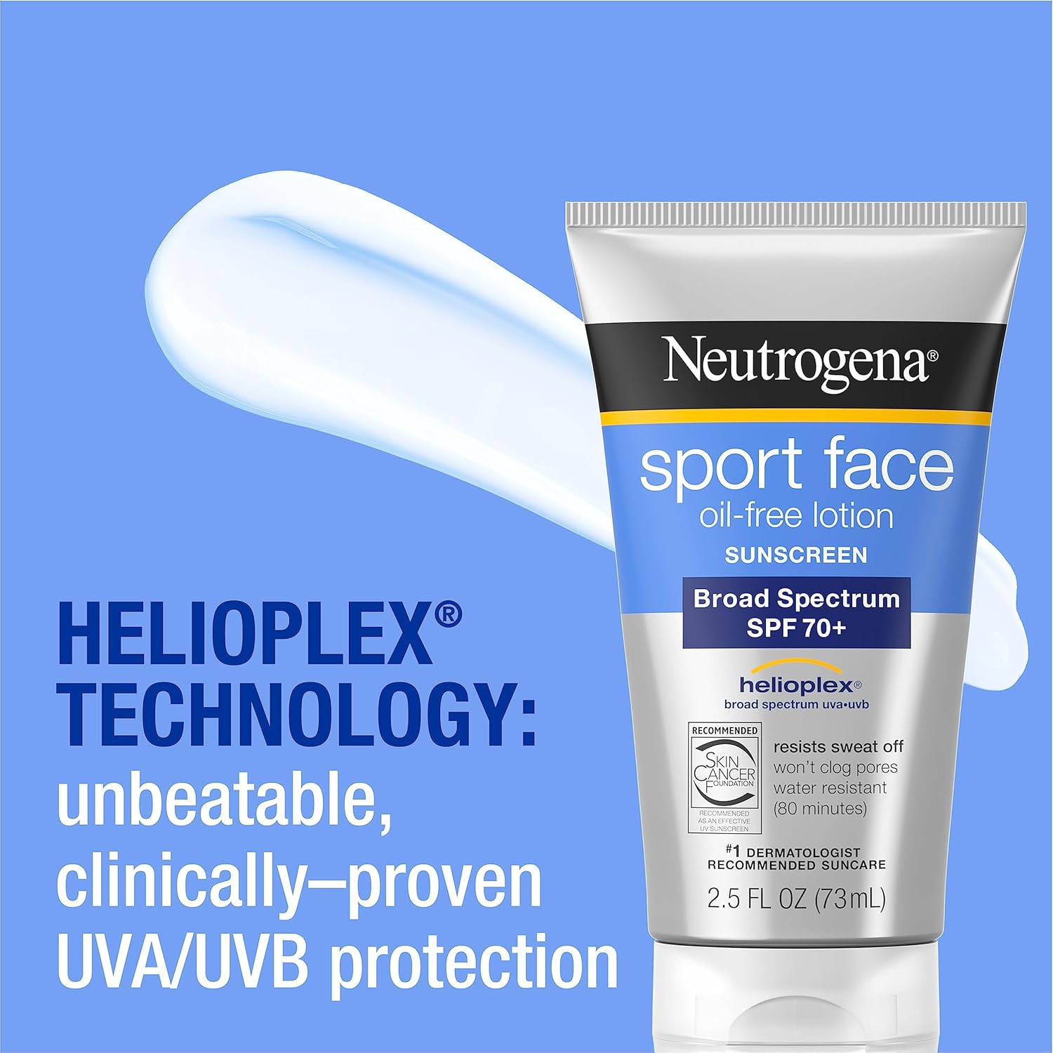 SPF 70+ Water Resistant Sunscreen Lotion, 2.5 FL OZ J2439