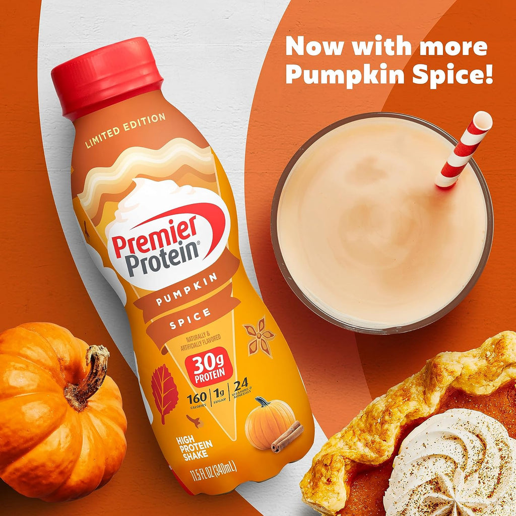 Pumpkin Spice 30g Protein Shake 11.5 Fl Oz Pack of 12 O19280