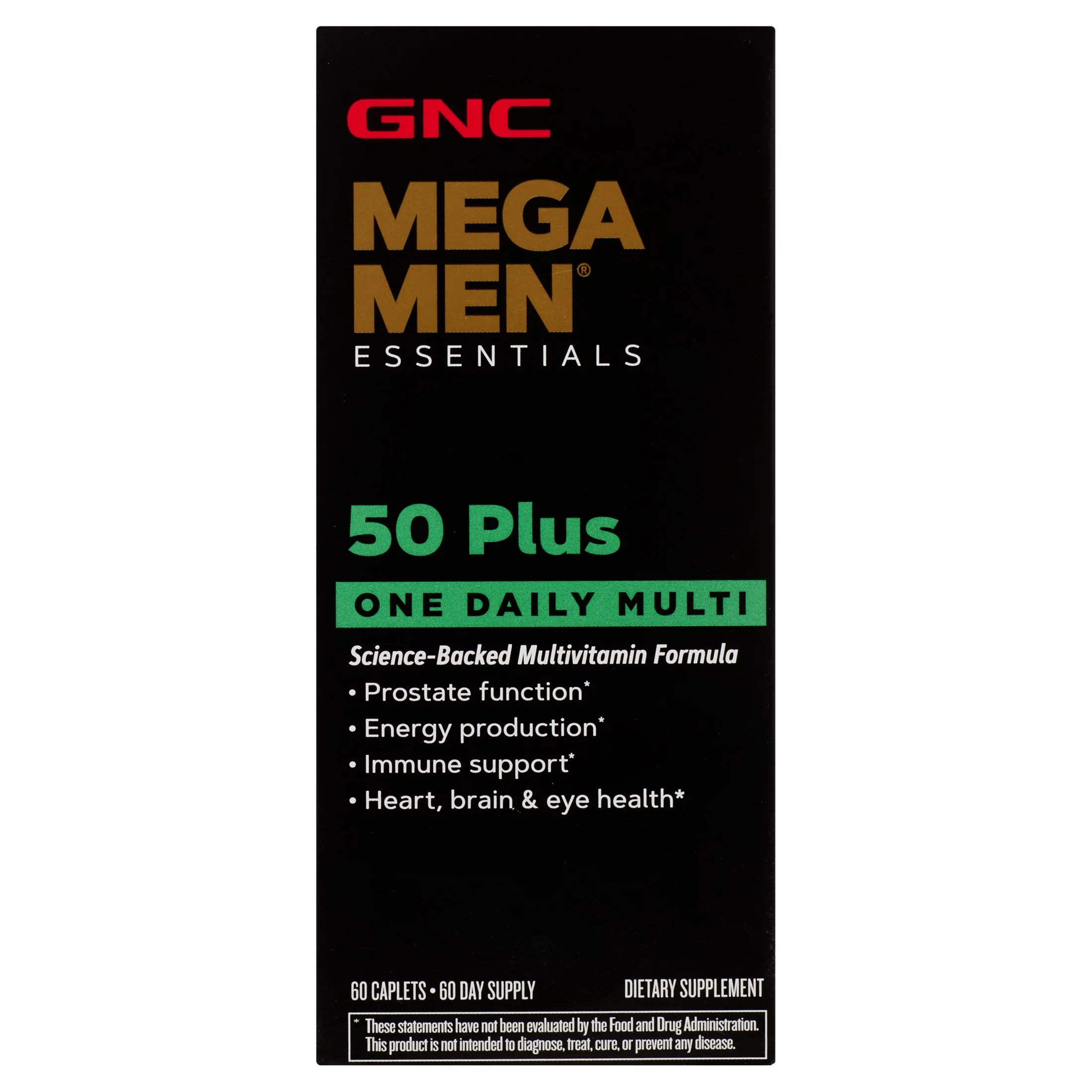 Mega Men 50-Plus One Daily Multivitamin, 60 Tablets J73439