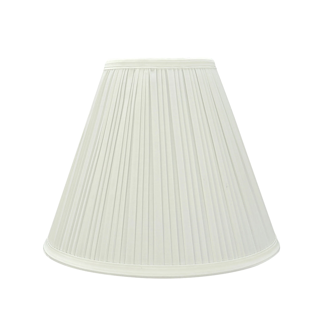 Transitional Pleated Empire Shape Lamp Shade in Off White, 11-1/2" Wide Z87524