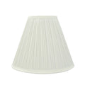 Transitional Pleated Empire Shape Lamp Shade in Off White, 11-1/2" Wide Z87524